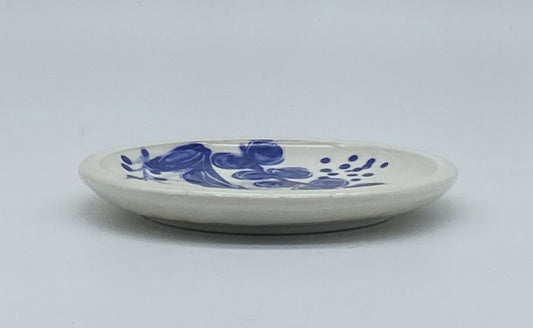 Blue Floral Small Plate