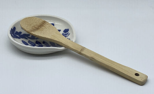Blue Floral Spoon Rest