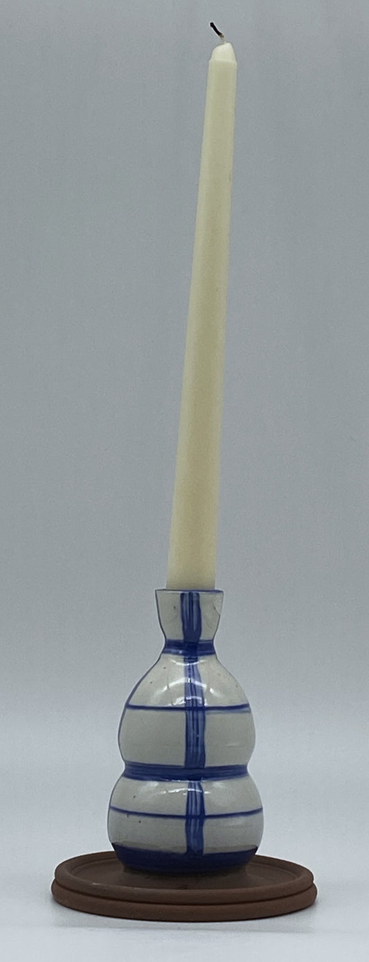 Spring Plaid Candle Stick