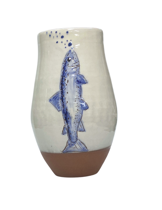 Sherwood Forest Large Vase: Fish