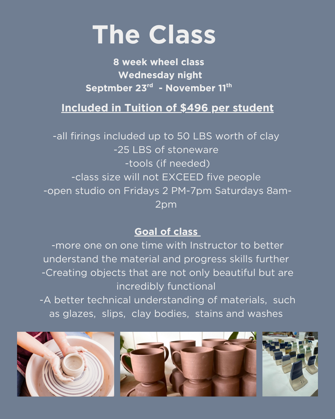 8 Week Wheel Class: Wednesday Night