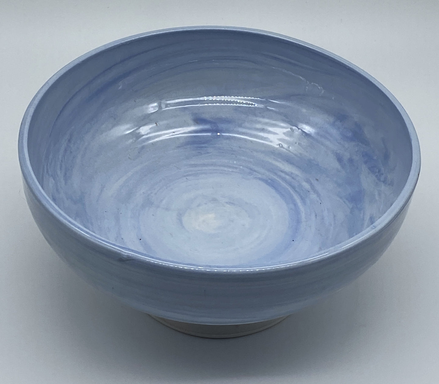 Space Marble Footed Bowl