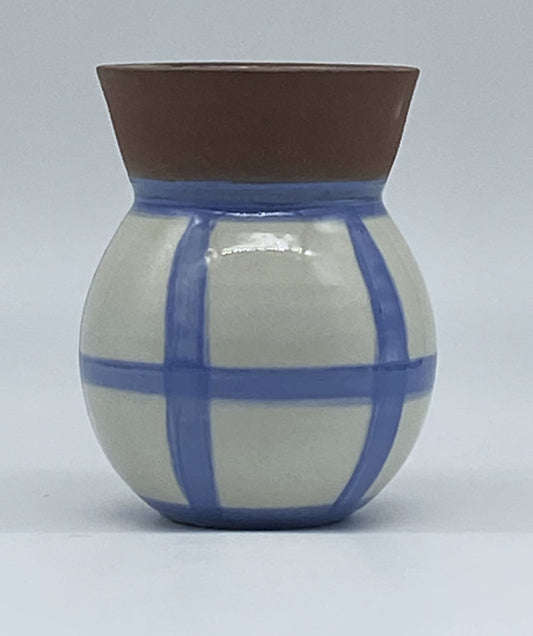 Spring Plaid Vase