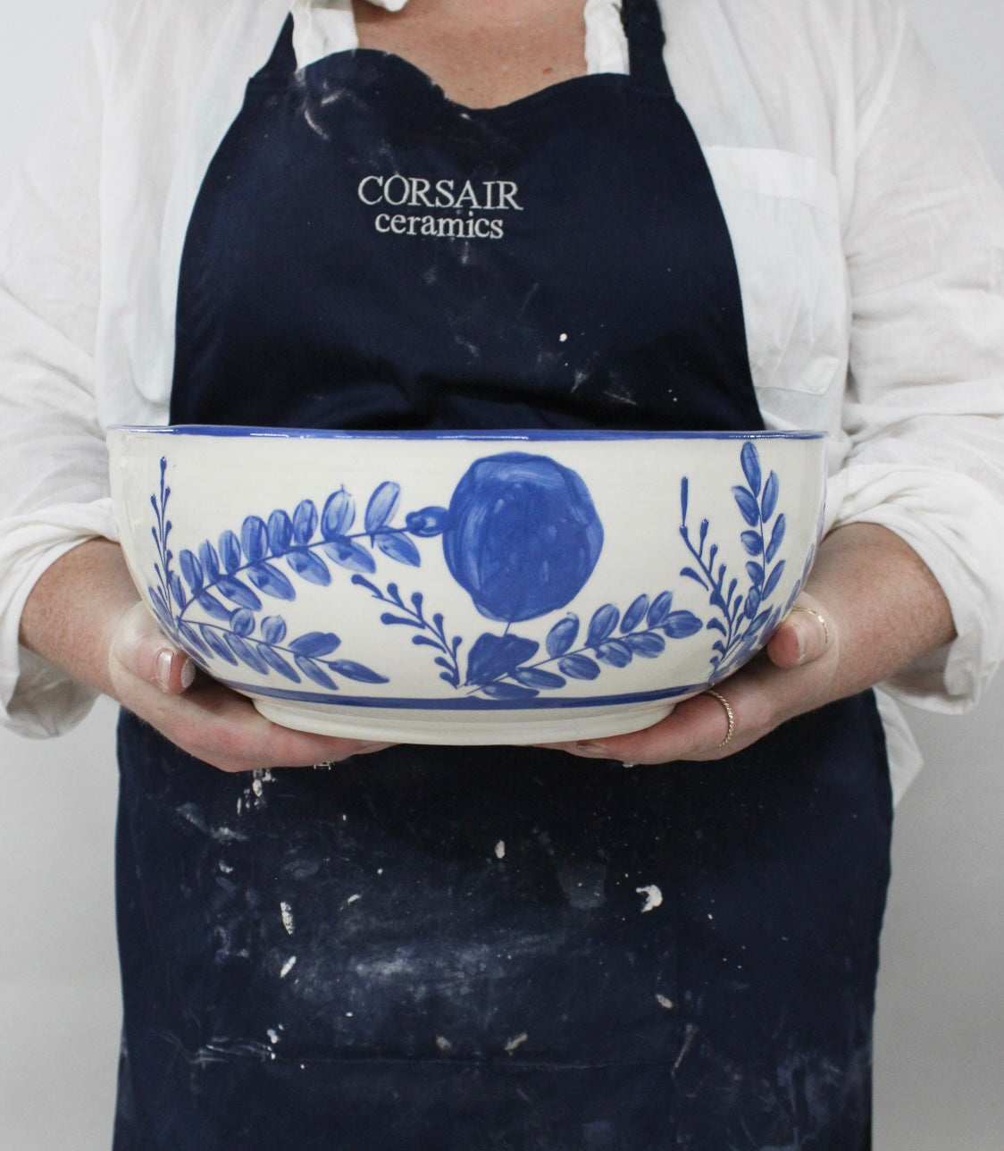 Blue Garden: Serving Bowl